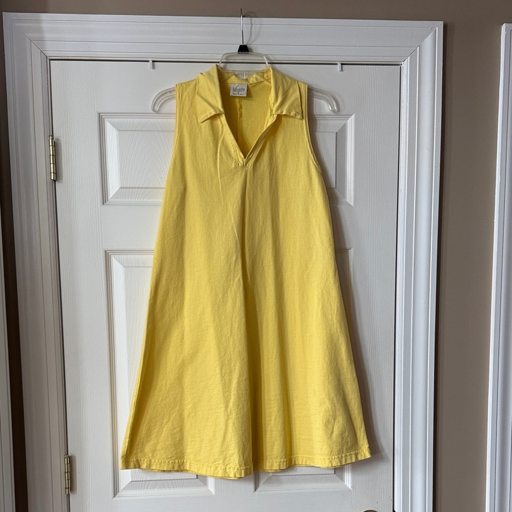 Sunny Yellow Sleeveless Mini Dress